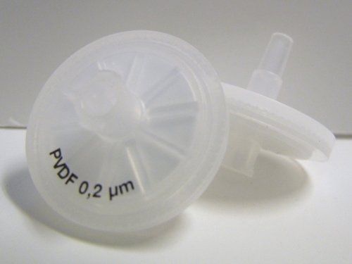 Scientific Strategies Syringe Filter, PVDF, 25mm diameter, 0.2um, 100/pk