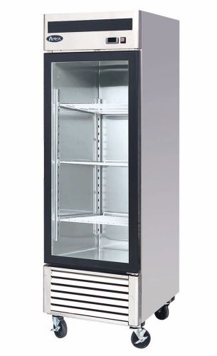 NEW Atosa 1 Door Refrigerator, Glass door