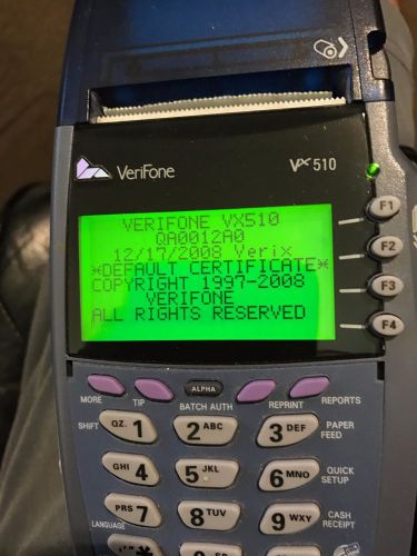 Credit card terminal - verifone vx510 for sale