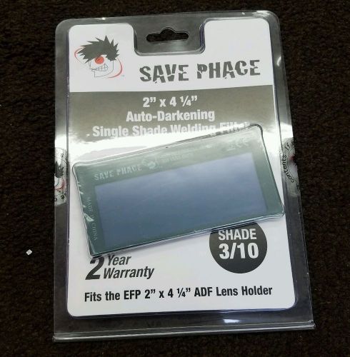Save Phace EFP Auto-Darkening Filter Lens - Shade 3/12 - 2&#034; x 4-1/4&#034;
