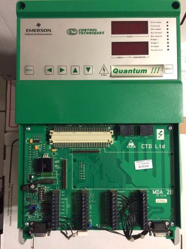 Quantum iii dc drive control techniques  100 hp 9500-8606 regenerative emerson for sale