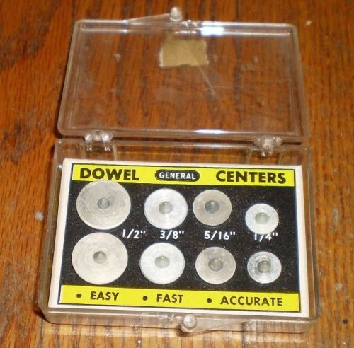 Vintage  # 388 General Hardware Dowel Centers 1/2&#034; 3/8&#034; 5/16&#034; 1/4&#034;