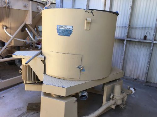 KNELSON CONCENTRATOR BOWL RECOVERY WITH FEED PUMP