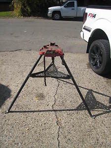 REED 450 R450 CHAIN VISE TRIPOD STAND R450+ USED FREE SHIPPING