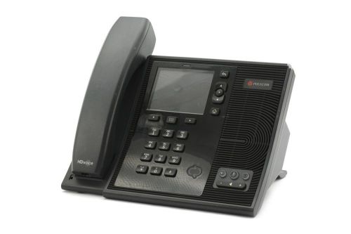 Polycom CX600 Color Display VoIP Phone 2201-15942-001 Broken Cradle/Headset Jack
