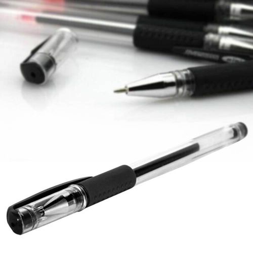 1PCS Ballpoint Office School Stationery Gel Ink Rollerball Pens 0.5mm Black KJ