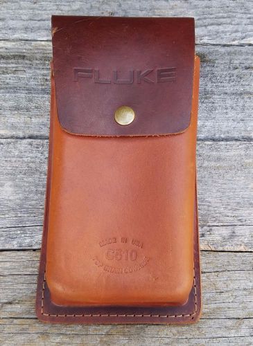 Fluke Leather C510 Carrying Case - Premium Meter Case Top Grain Cowhide Leather