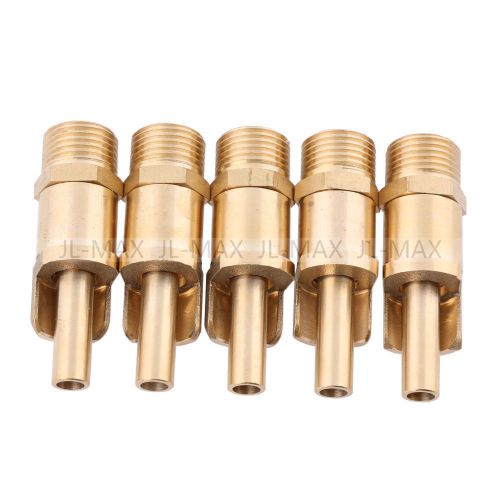 5PCS Straw Type Copper Pig Automatic Nipple Drinker Waterer Feeder