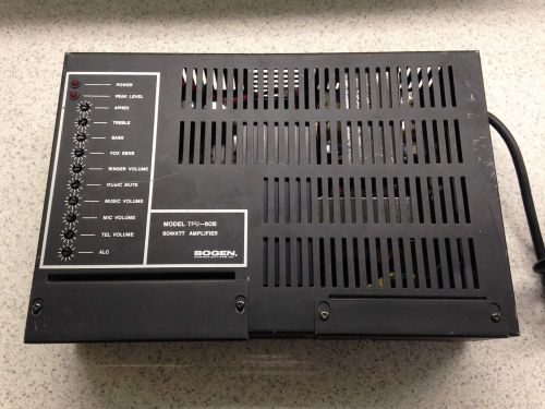 Bogen Communications TPU60B - Telephone Paging Amplifier (60W)
