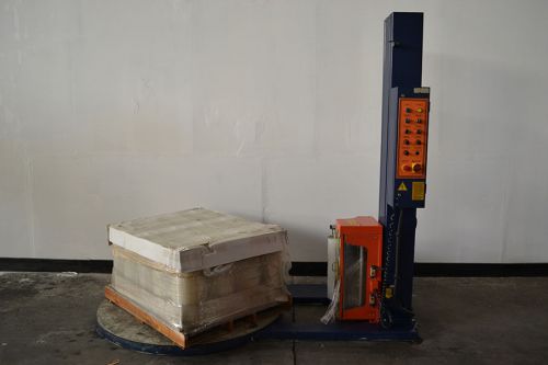 Ce exp-101 semi-automatic pallet stretch wrapping machine, 59&#034; table for sale