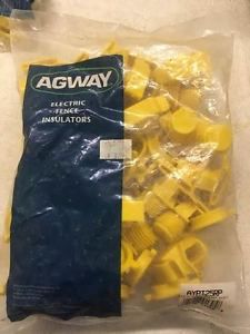 Poly Tape Round Post Electric Fence Insulators 75 Count