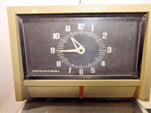 Vintage Time Clock Punch Cincinnati Keys For Parts Only Key Analog Mechanical