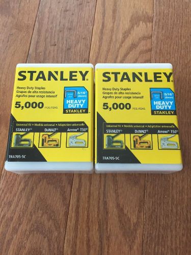 Stanley TRA705-5C 10,000 Units 5/16-Inch Heavy Duty Staples Brand New!