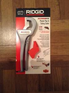 RIDGID PLASTIC PIPE&amp;TUBING CUTTER