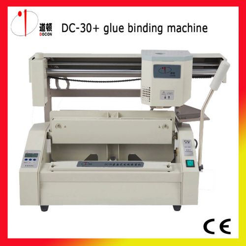 DC-30+ A4 perfect binding machine,glue binding machine glue book binder machine