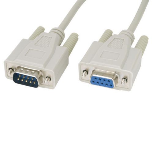 L-COM CS2N9MF-25 COMPUTER CABLE SERIAL 25FT GRAY