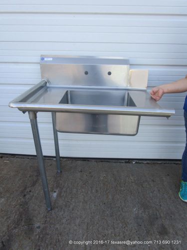 New stainless steel soiled / dirty left side dish table, 36&#034; 16ga, nsf for sale