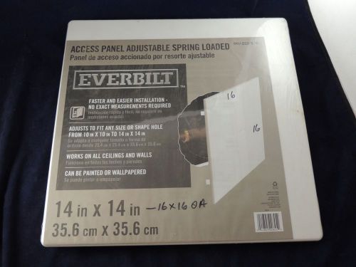 New in Box Everbuilt 14 x 14 in. Access Panel Adjustable Spring Loaded