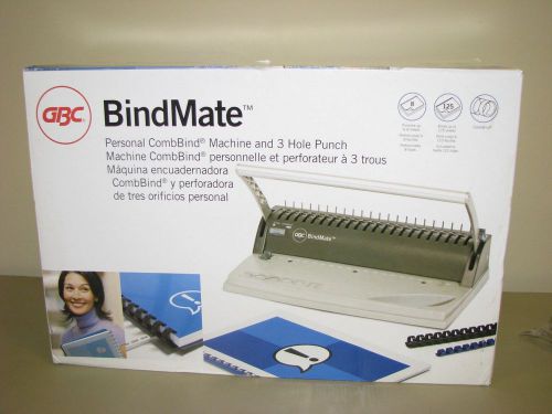 GBC® BindMate™ Personal CombBind Machine &amp; 3 Hole Punch 7706170