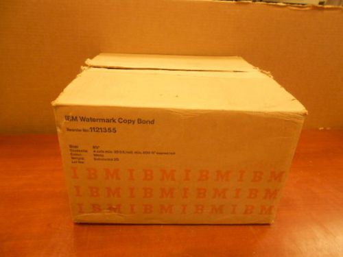 Ibm Watermark Copy Bond 1121355 New Color White Free Shipping Great Deal