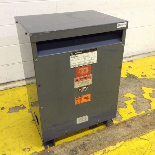General electric (g.e.) 45 kva transformer 9t23b3883 used #80114 for sale