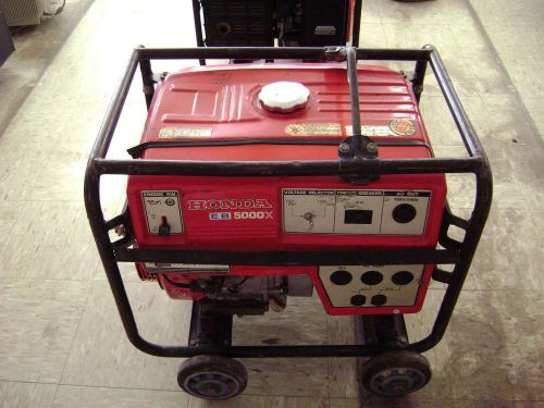 HONDA EB 5000X  GENERATOR  -WITH WHEELS