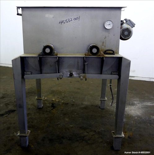 Used- forberg style twin shaft paddle mixer. approximate 15.9 cubic feet capacit for sale