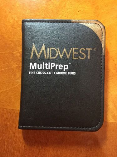 Midwest Multiprep Fine Cross Cutting Carbide Bur Wallet