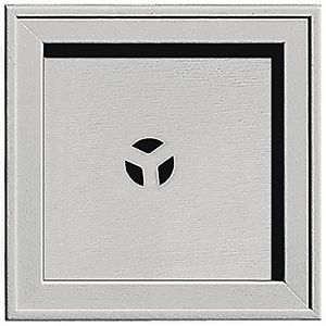 Builders Edge 130110004030 Recessed Square Mounting Block 030, Paintable