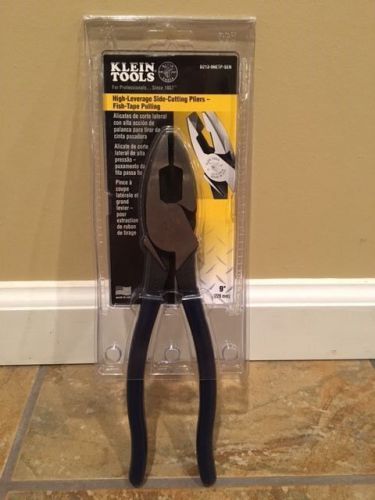 New Klein High Leverage Side-Cutting  Fish-Tape Pulling Pliers D213-9NETP-SEN