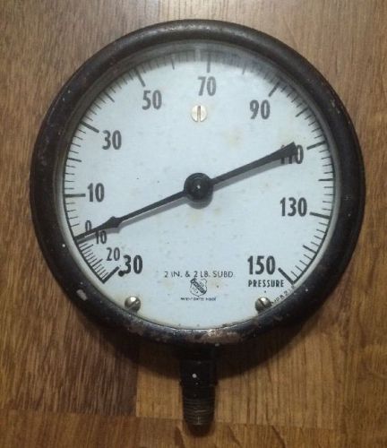 ASHCROFT AMC-4296 PRESSURE GAUGE 43/4&#034; Face 0-150 PSIG