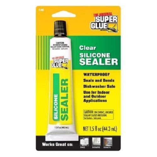 2-Super Glue 1.4 fl. oz. Silicone Sealer