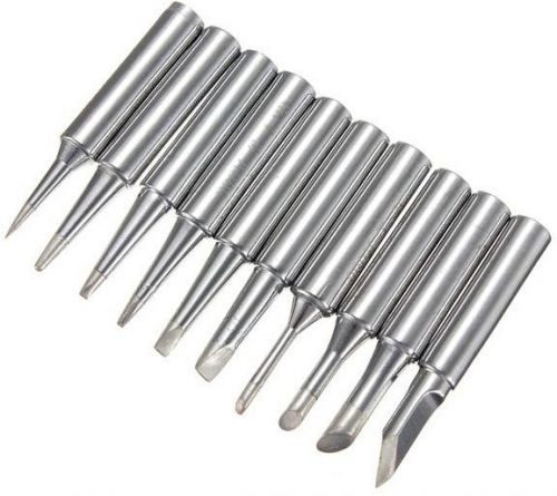 10 pcs Solder Iron Tips For Hakko Soldering Rework Station