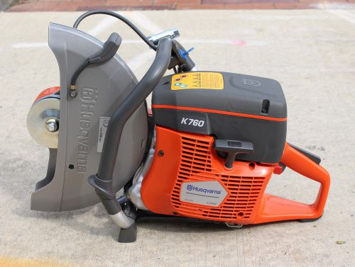 HUSQVARNA K760 14&#034; GAS CONCRETE CUT-OFF SAW WITH WATER LINE