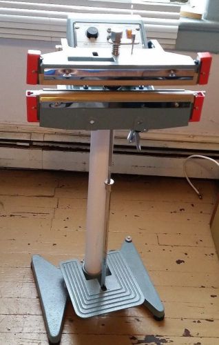 AMERICAN ELECTRIC DOUBLE IMPULSE 12&#034; FOOT SEALER slightly used &amp; 100+ food bags