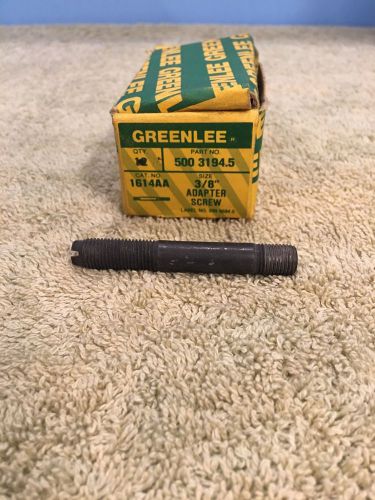 Greenlee 1614AA 3/8&#034; Adapter Screw