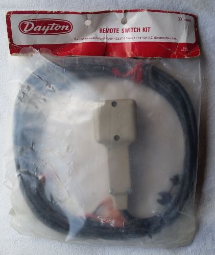 Dayton Remote Switch Kit Model 4X088 - 4Z327 &amp; 5W474 115V A.C Electric Winches