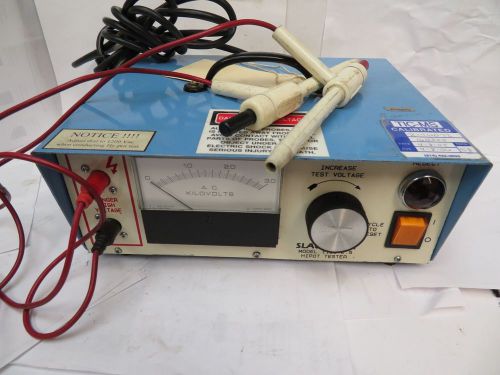 Slaughter 1156-2.5 hipot hi pot tester with probes 2.5kv may need calibration for sale