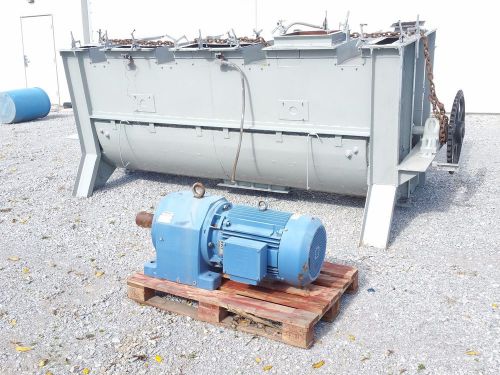 100 cu ft ribbon mixer - carbon steel - ribbon &amp; paddles - jacketed- 12995 for sale