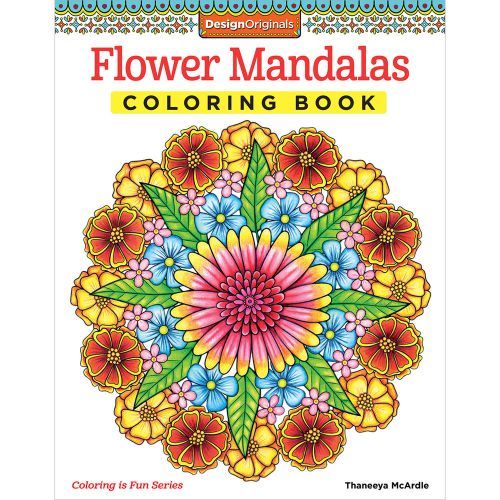 Design Originals-Flower Mandalas Coloring Book