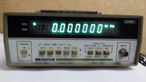 Leader Digital Counter LDC-824 10Hz to 520Mhz. 100% working. Made in Japan.