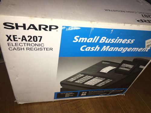 Sharp XEA207 XE-A207 Cash Register, 2500 Lookups, 99 Dept, 25 Clerk