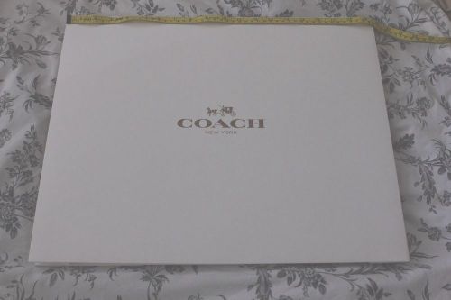 Two New Authentic Coach Medium Gift Box Folded Size 19.5 X 15.5  X 6 inches