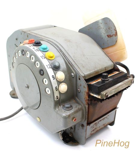 Vintage better pack electric tape dispenser - model 555s, heated tape dispenser for sale