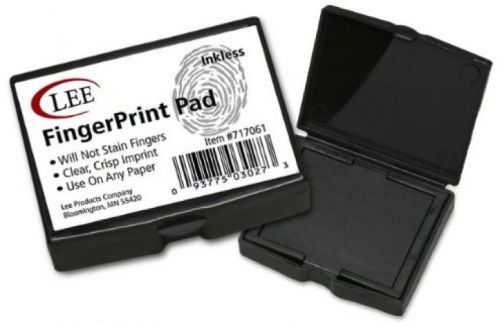 Lee Products Co. Inkless Fingerprint Pad, 12 Pack (303027)