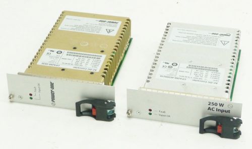 LOT 2 POWER-ONE CPA250-4530 CPA250-4530S216 AC/DC CONVERTER POWER SUPPLY 250W