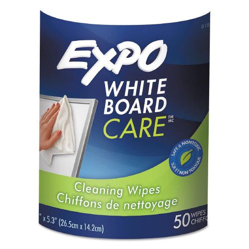 Expo Dry-Erase Board Cleaning Wet Wipes 50ct. Combines Liquid Cleaner