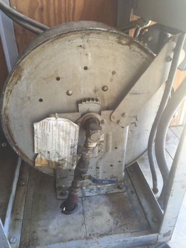 Hannay reels n 818 25 26b tr used 1&#034; air compressor hose connection truck reel for sale
