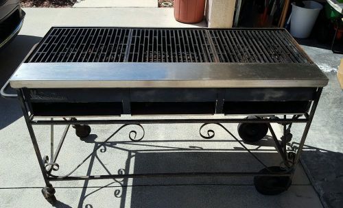 Lazyman Barbecue 48&#034; Inch BBQ Gas Grill &amp; Cover 3 16x16 Grills 6 Burner PICK UP