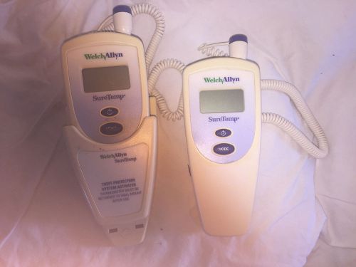 Welch Allyn 678 SureTemp Electronic Thermometer #2 Units  Gently Used